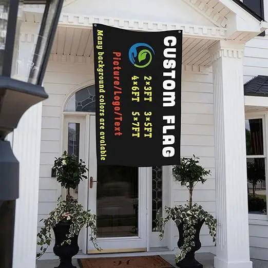 Free Sample Custom Promotion National Digital Flag Printing Flags Polyester Oromo Flag With Logo Custom Print