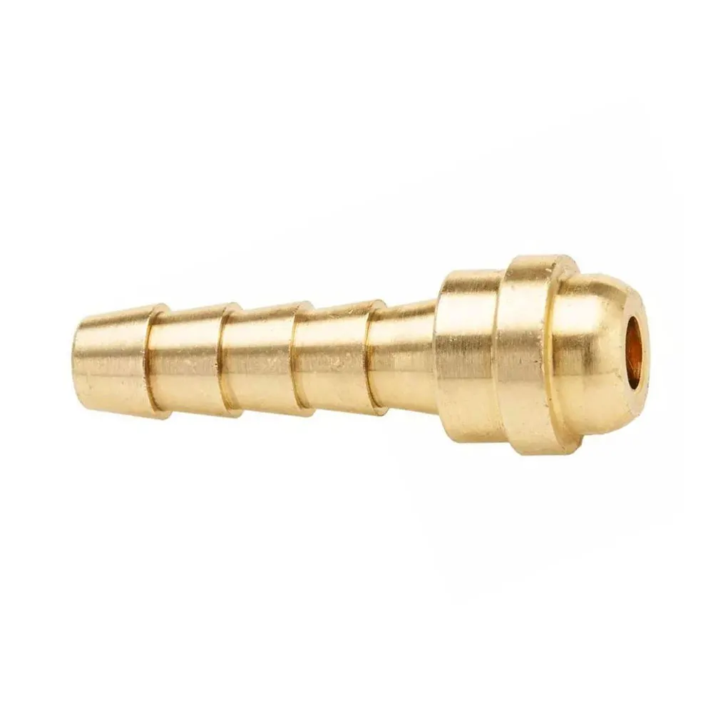 Brass Hose Fittings Welding Hose Connector-Stem Only Left Hand Thread For Oxygen Line