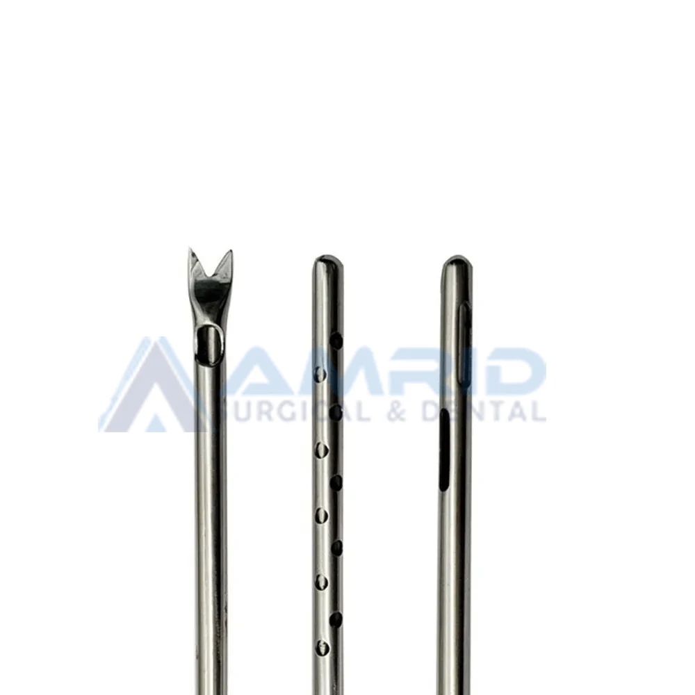 Набор канюлей для липосакции алюминиевая ручка титановая канюля новый стиль инструменты пластической хирургии AMRID хирургические