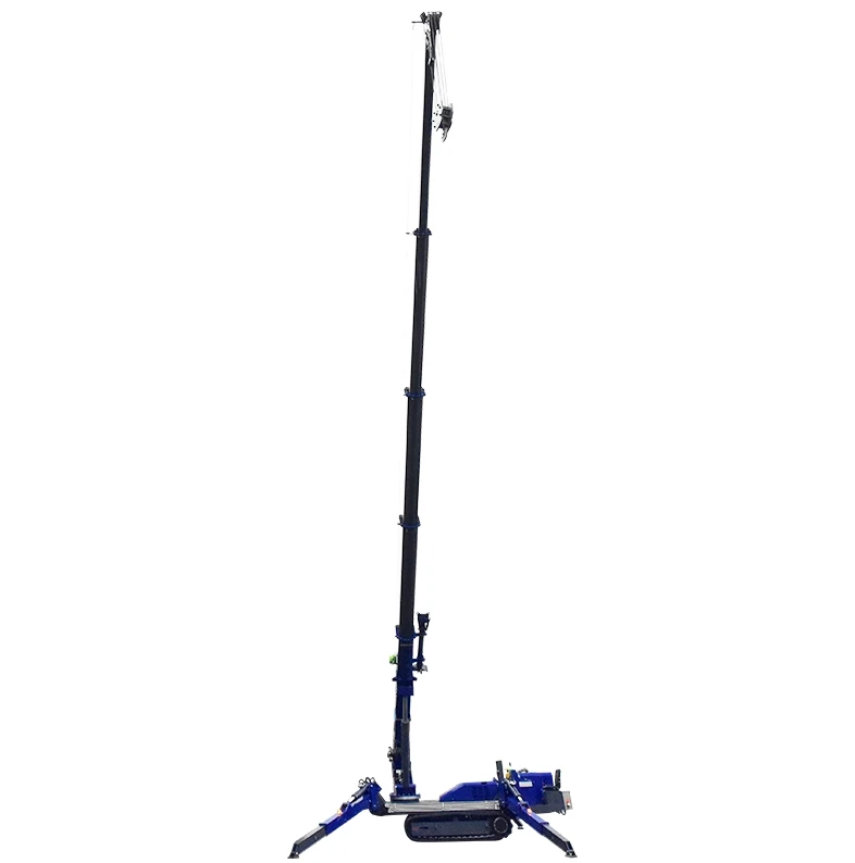 Knuckle Boom Mini Telescopic Crawler Lifting Crane 1/2/3/4/5/6/7Ton 18M Lift Height Mobile Crane Lifting Equipment Spider Crane