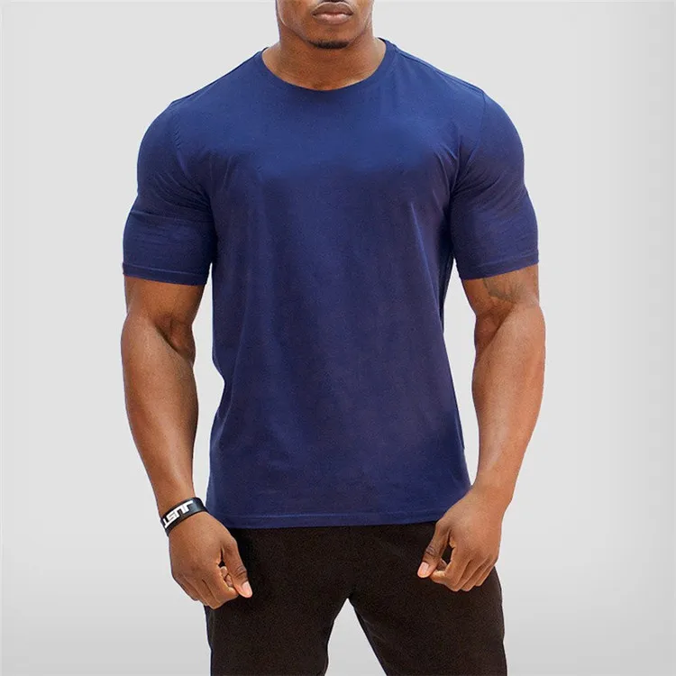 New Arrivals Monogrammed Round Neck T Shirts Factory Wholesale Price Plus Size High Quality T-shirt for Men Wholesale