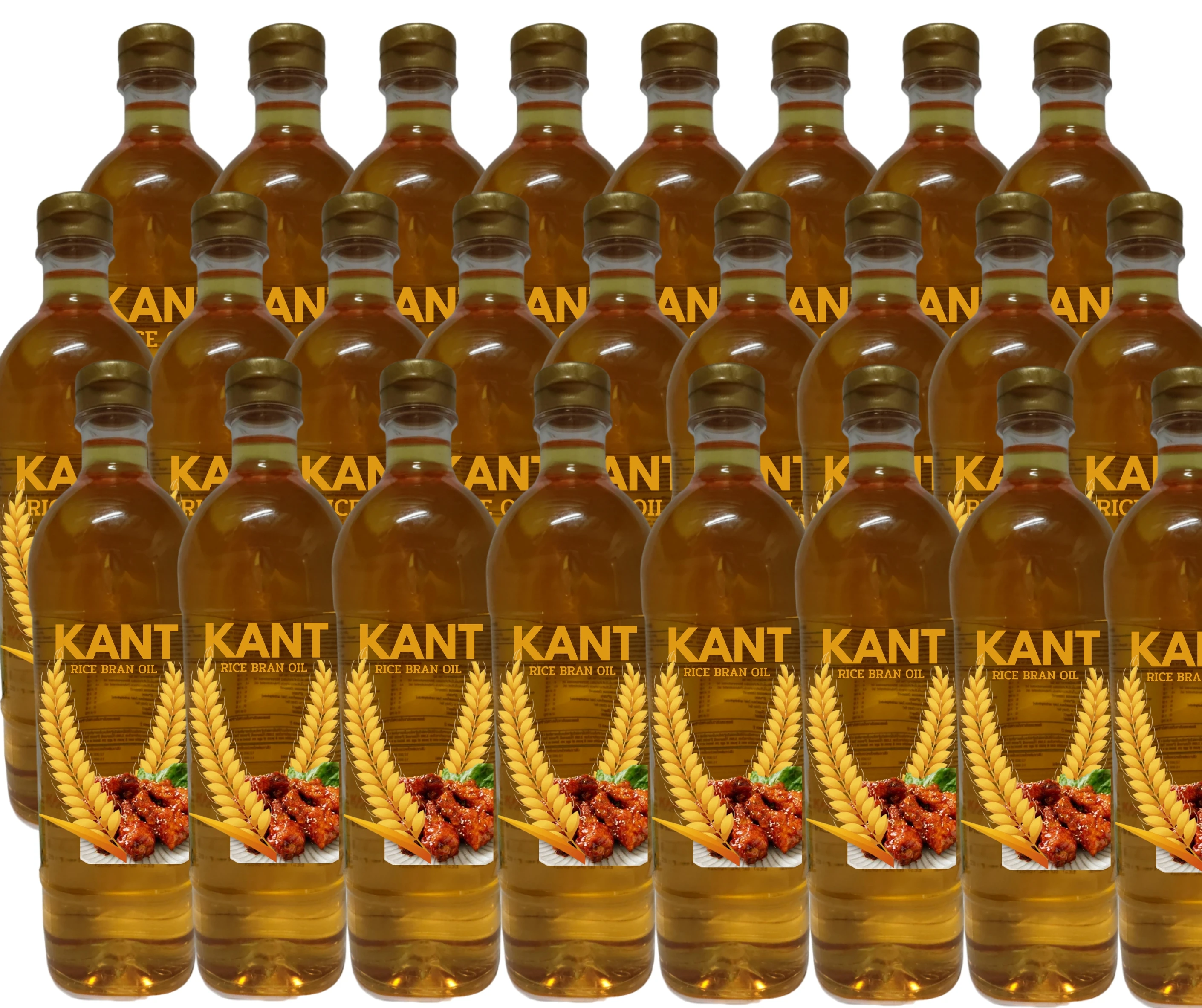 KANT rice bran oil hommali jasmine product of thailand KANCHEEWALANAD company limited raw bulk premium grade bottle plastic
