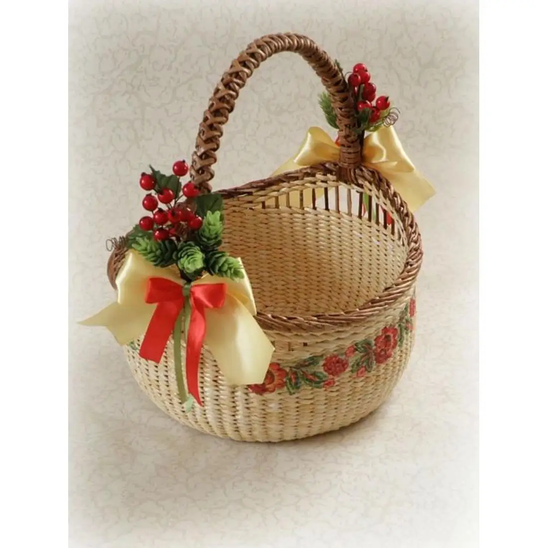 Collectable Gift Basket Real Rattan Customized Decorative Rack High Quality Rattan Basket At Competitive Price