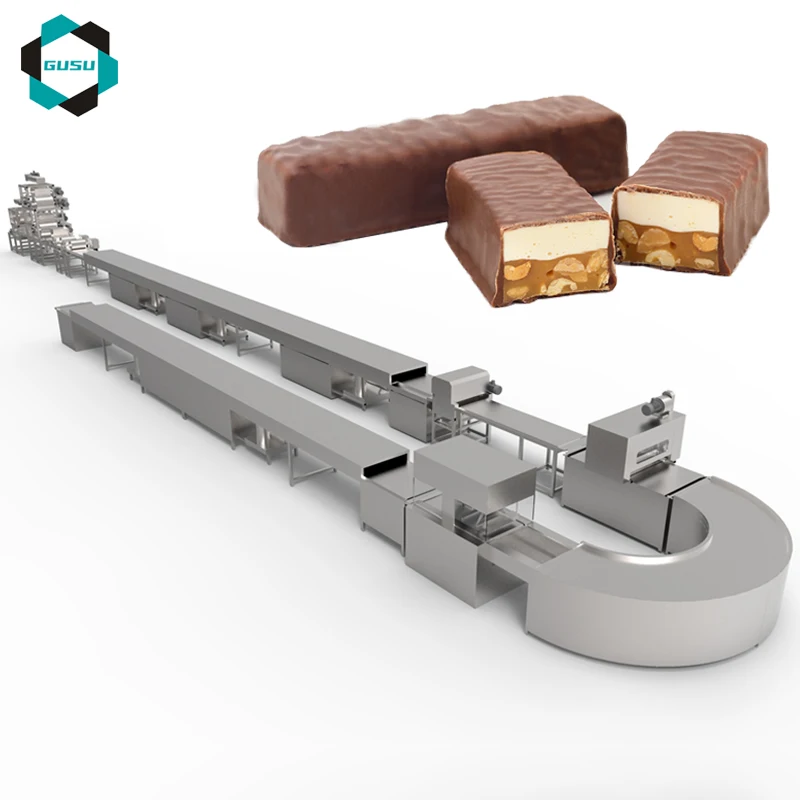 GUSU full automatic protein bar production line protein bar making machine