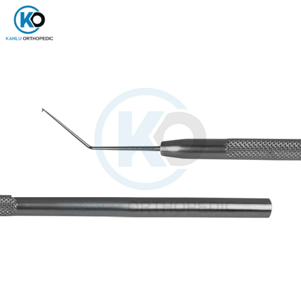 Stainless Steel Lester IOL Manipulator Nucleus Steiner Intracapsular Hook Ophthalmic Instruments By KAHLU ORTHOPEDIC