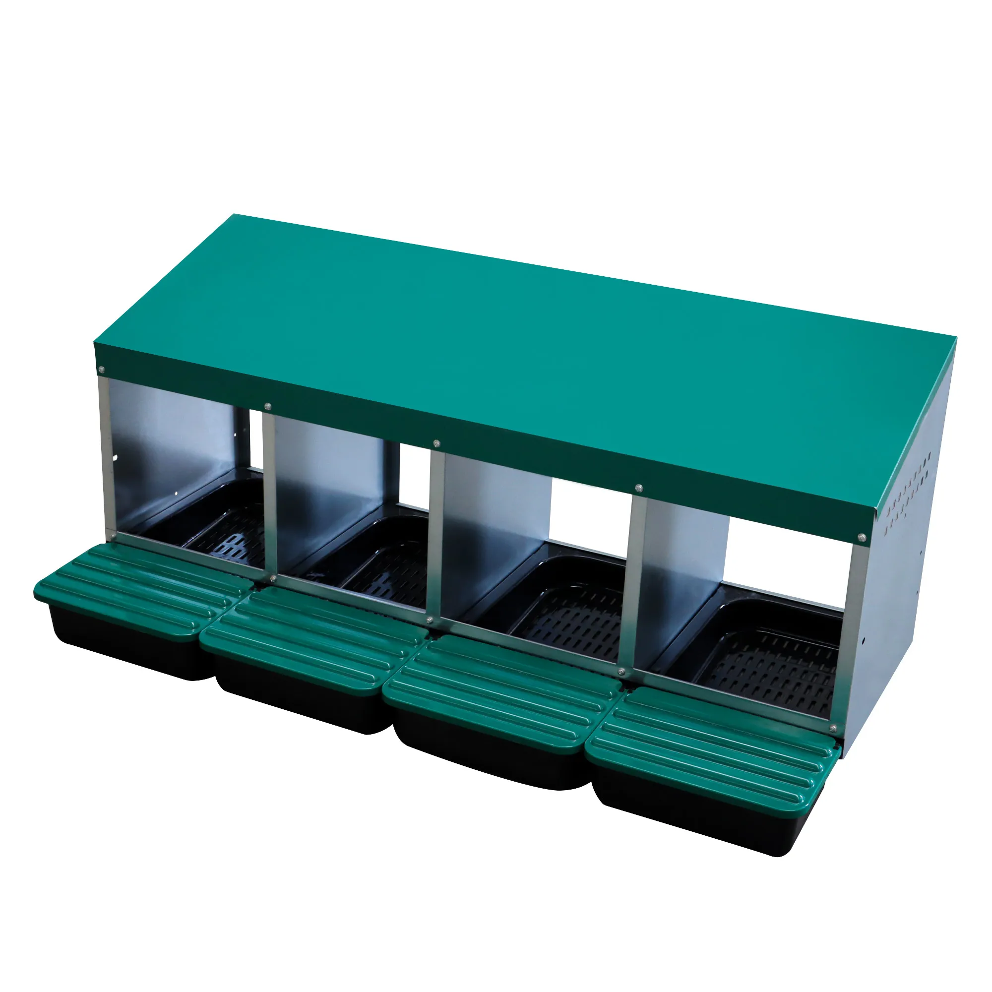 Weather-Resistant Laying Nest Box MG04: Secure Lid-Covered Egg Collection
