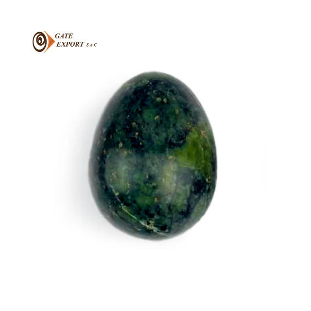NEPHRITE STONE EGG SHAPE / HANDMADE / ARTISAN / CRAFT / STONE CRAFT / HANDICRAFT / TEMPLE / HAPPINESS / PURITY / SERENI