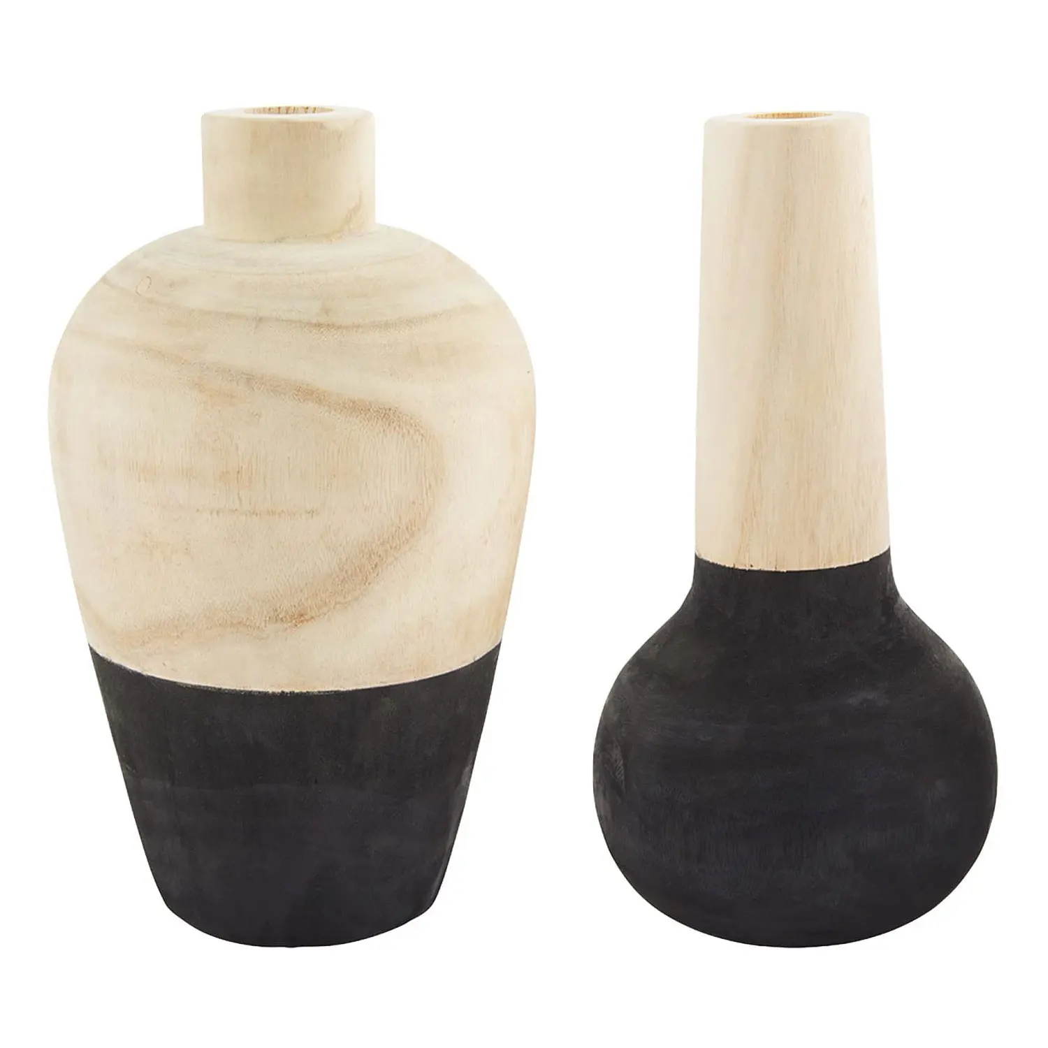 Деревянная ваза для цветов paulownia Деревенское украшение дома современное фермерское Ретро на полку журнального