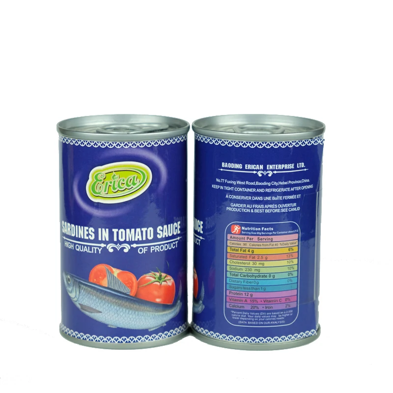 Canned food Canned Fish Canned Sardine/Tuna/Mackerel in tomato sauce/oil/brine 125G 155G 425G