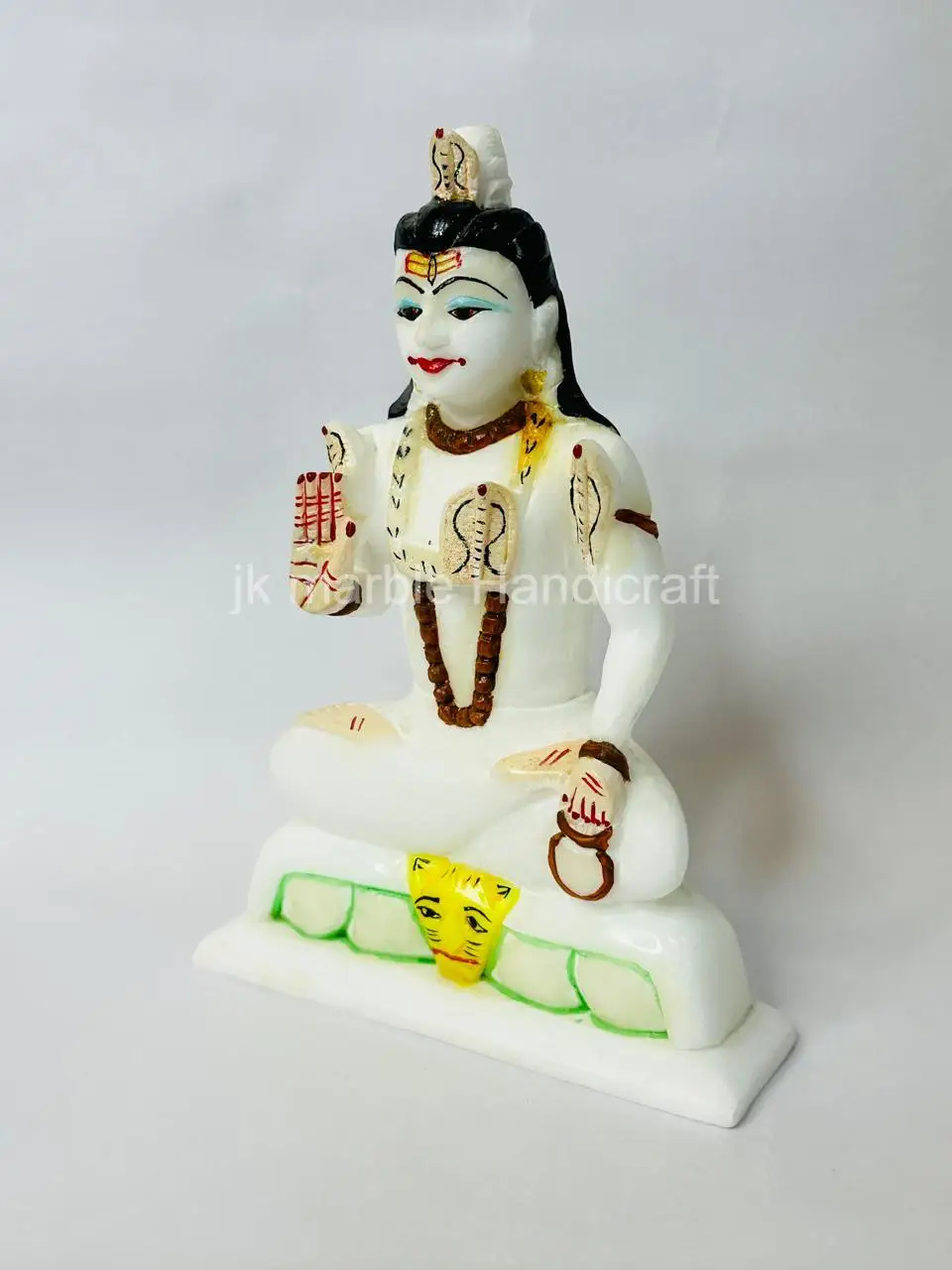 Beautiful Color And Design  Customized  Handmade Natural Pure  Marble  God Idol Lord  Shiv Jii For Warship Wholesale Best Price