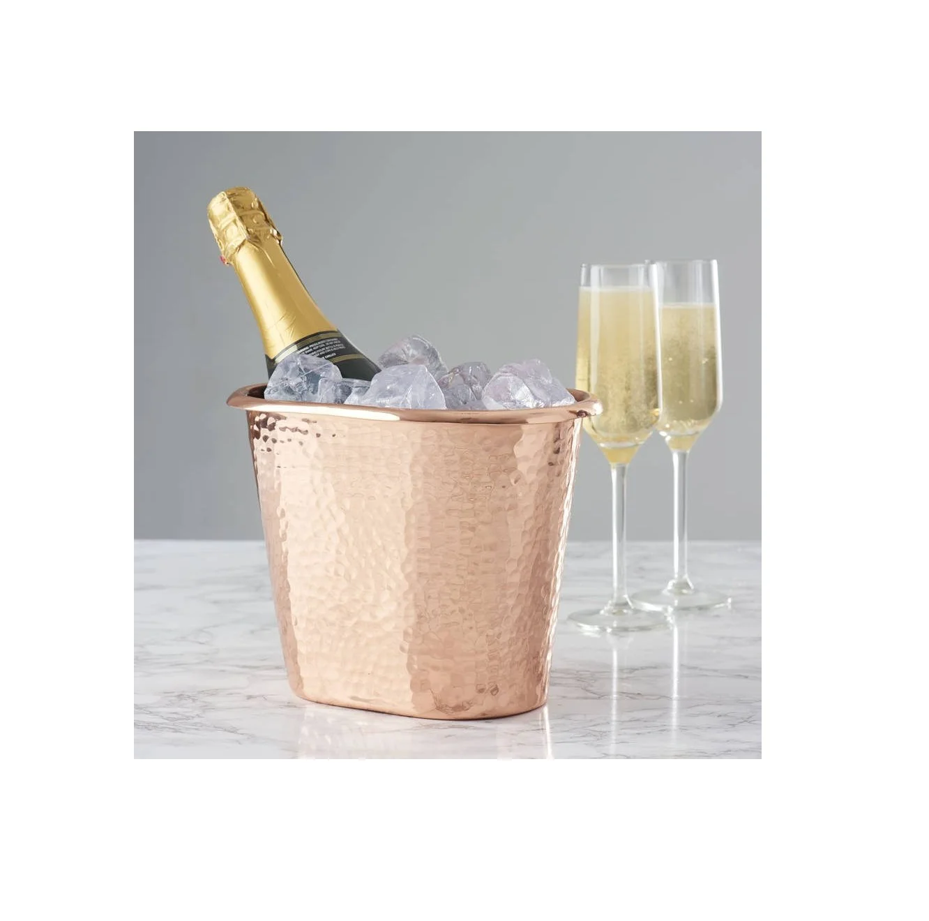 Metal Wine Chillers Custom Logo Available Champagne Ice Bucket Wine Bottle Holder Multiple Champagne Coolers & Wine Chillers