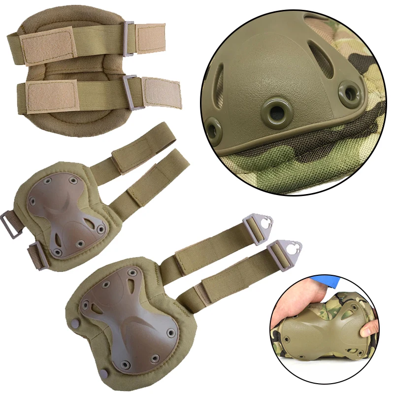 Наколенники трансформеры защитное снаряжение из четырех предметов для активного отдыха Походов Кемпинга езды на