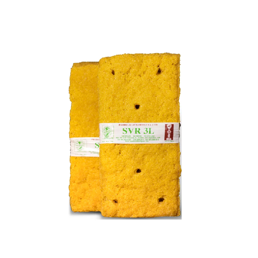 100% Raw Material Standard Quality Wholesale Yellow SVR 3L (TSR 3L) Best Vietnam Natural Rubber with Wooden Pallets Packaging