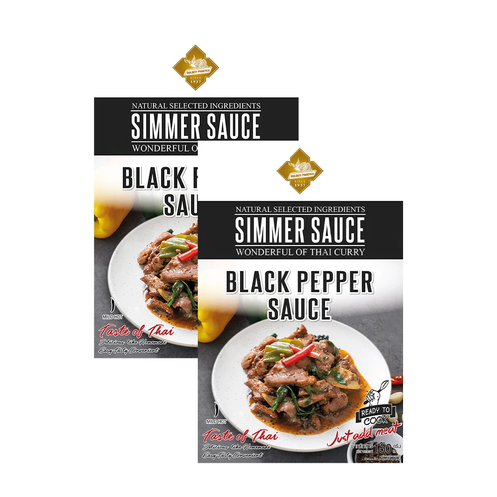 Best product Simmer Sauce - Black Pepper Sauce 150g Premium Quality Product from Thailand