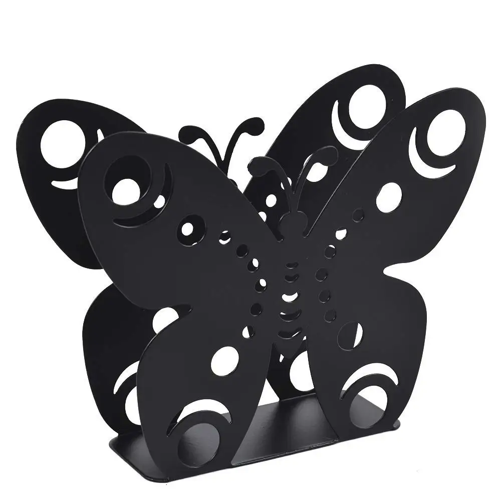 Держатель для салфеток в форме бабочки украшения стола декоративный железный и мягкий стальной держатель