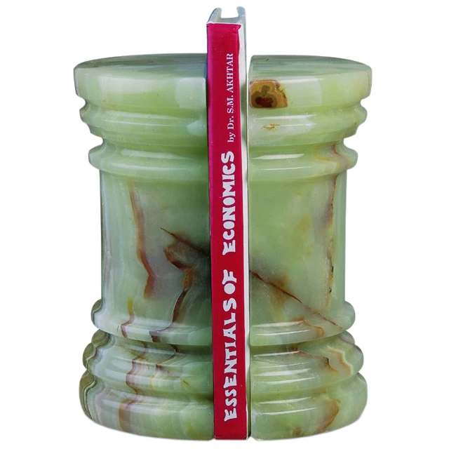 Marble & Onyx Natural Stone Bookends