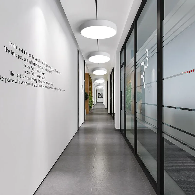 Zhong shan factory  Modern simple bedroom study dining room lights  living room Acrylic LED round ceiling light