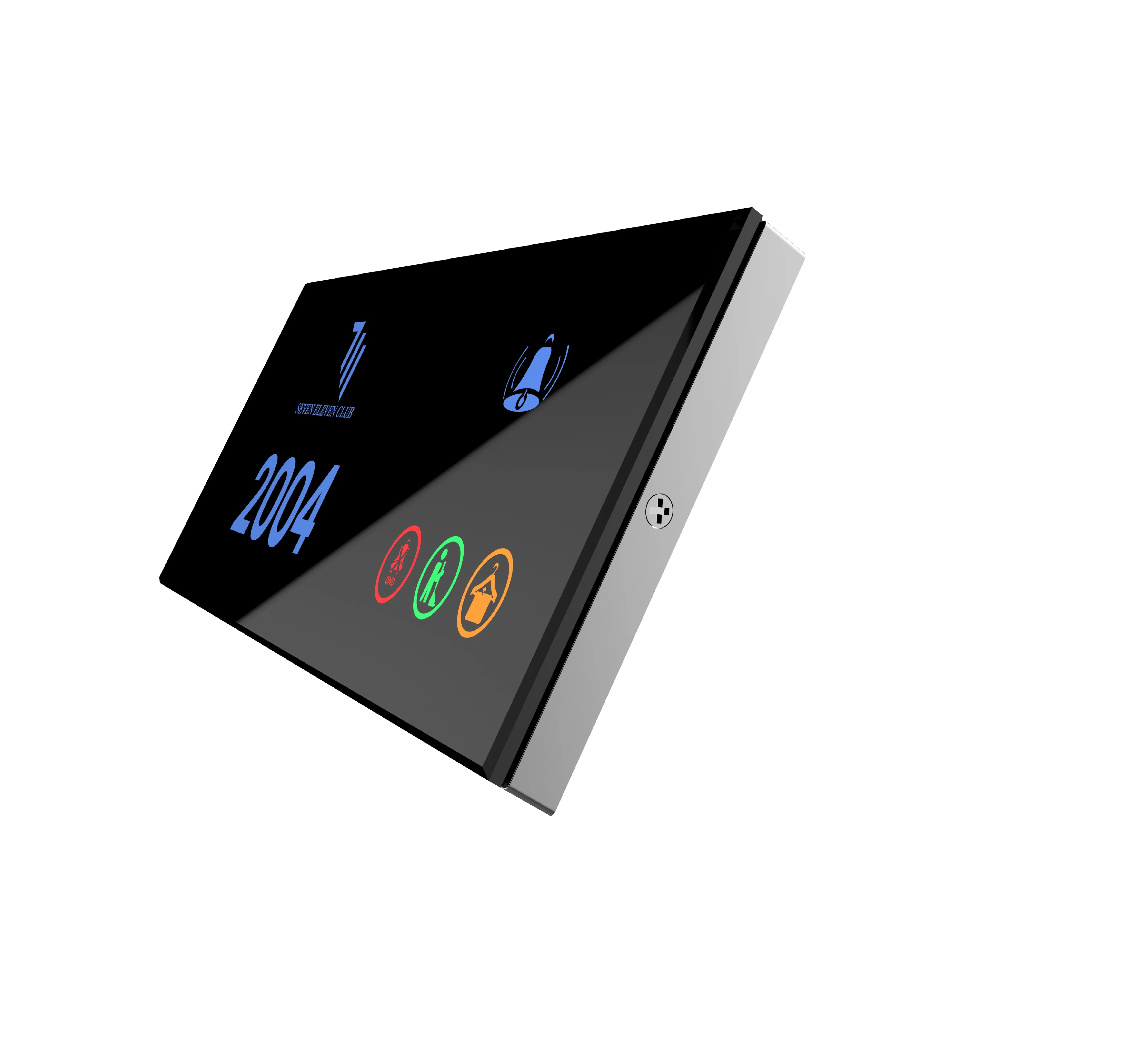 220 В 110 В, современный светодиодный светильник для отеля, сенсорный выключатель, дверной звонок, панель без дисплея