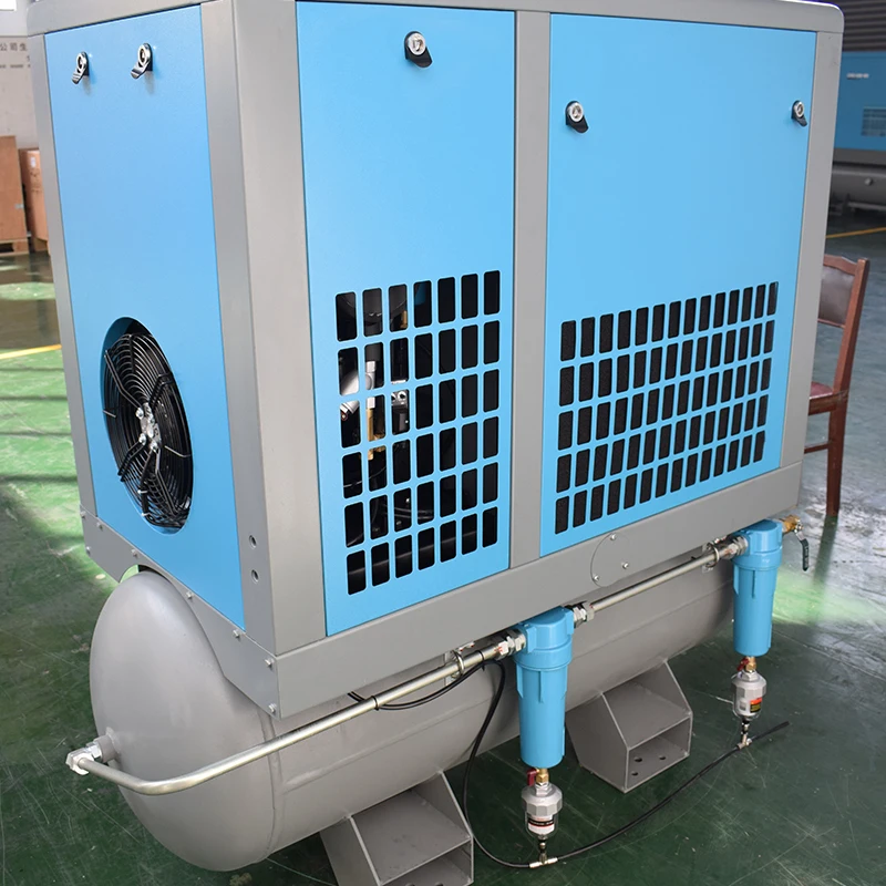 DBZY-10A 10HP 16 Bar  Industrial Screw Air-Compressors With Dryer And Tank for Laser Cutting