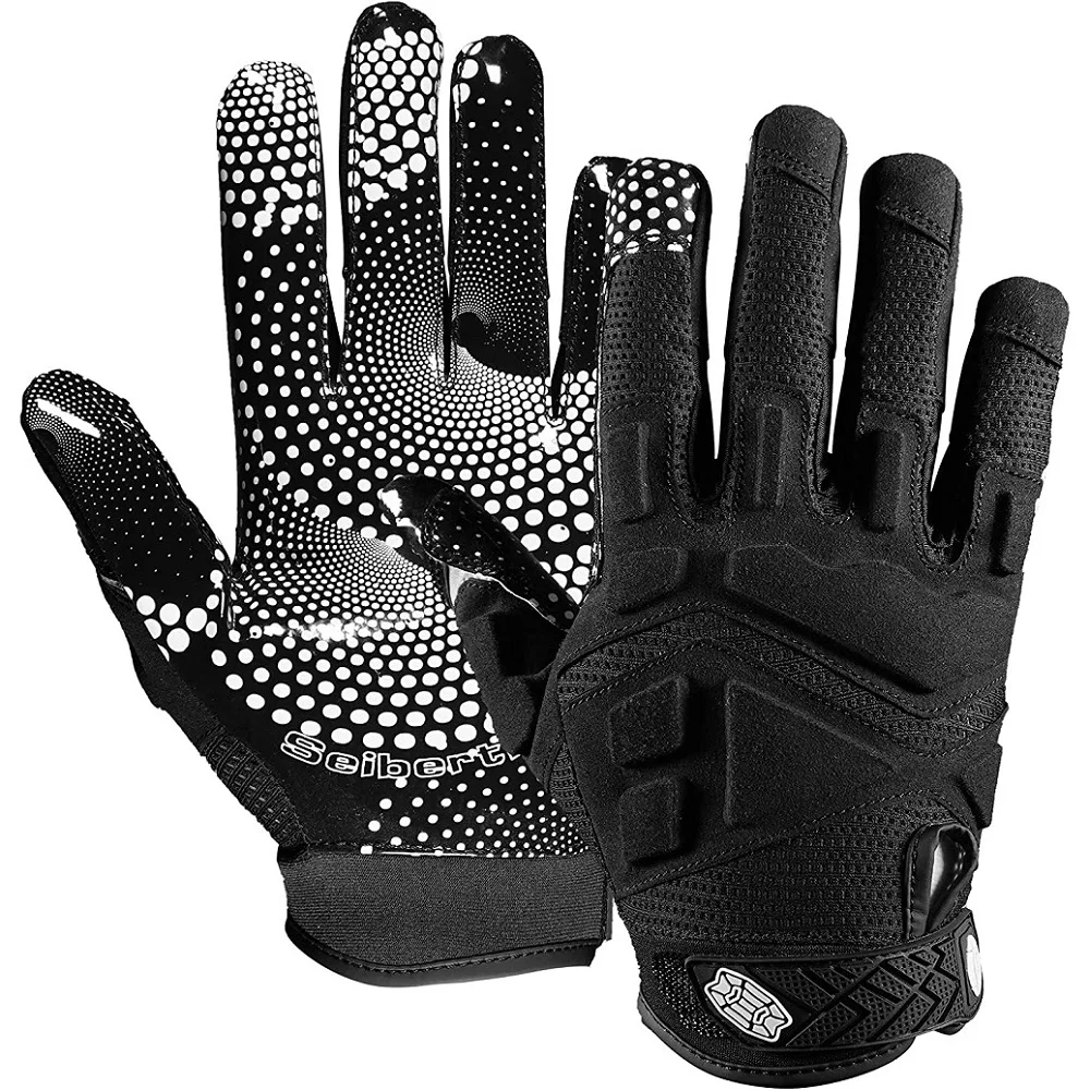 Seibertron G.A.R.G 2.0 Gel Filled Patented Anti-Impact Ultra-Stick Football Sports Receiver Gloves Youth