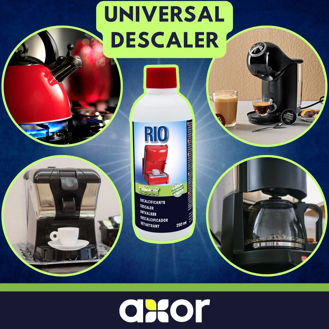 Eco Suitable High Performing Liquid Descaler RIO For Domestic Coffee Machines Kettles Humidifiers 250 Ml Natural Made In Italy