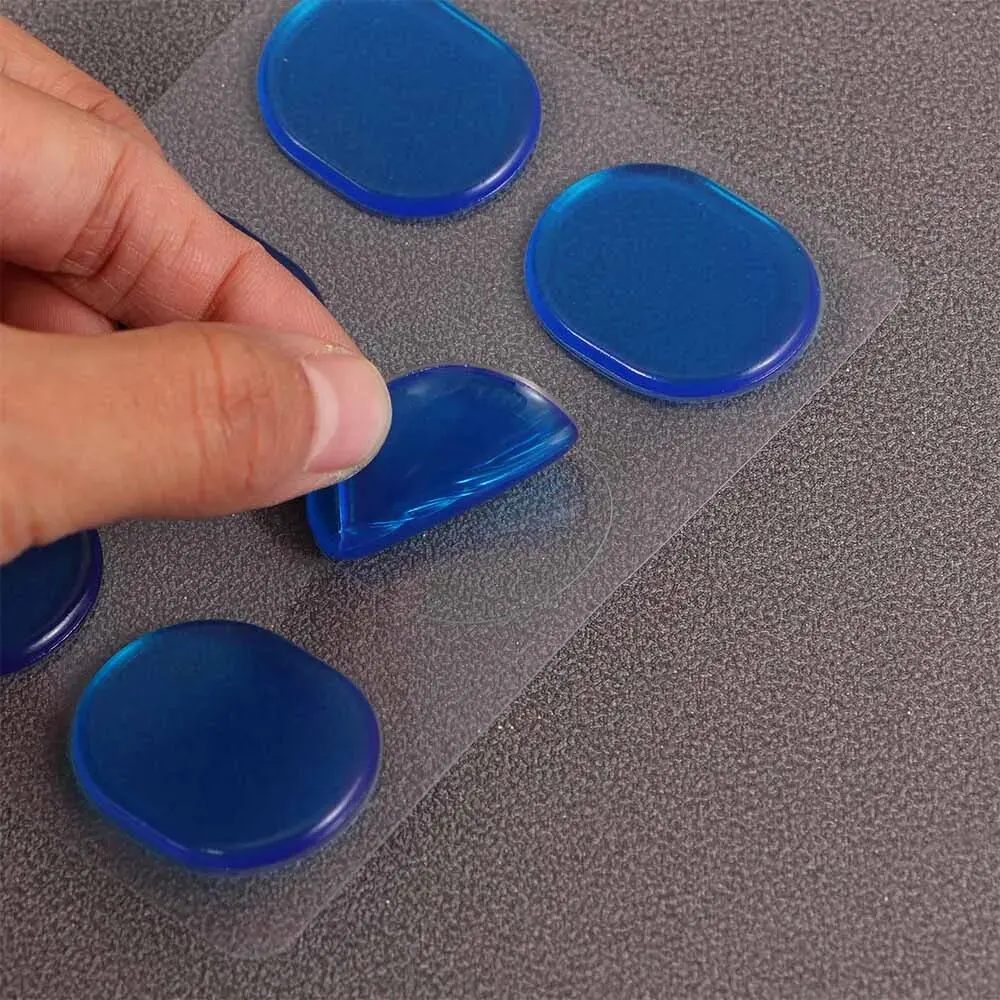 6Pcs Silicone Drum Mute Pads Drum Damper Non Toxic Soft Silicone Shock Absorbing Pad For Jazz Snare Drum Muffier