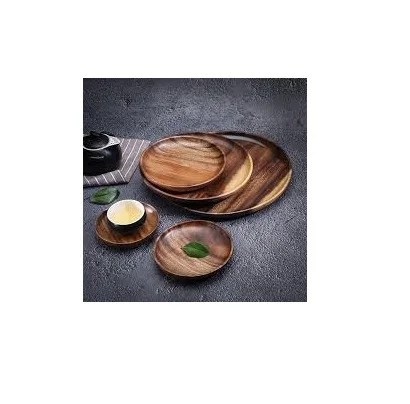 Latest piece wooden dinner set exclusive quality plates and mini bowl for customized size wooden dinner set