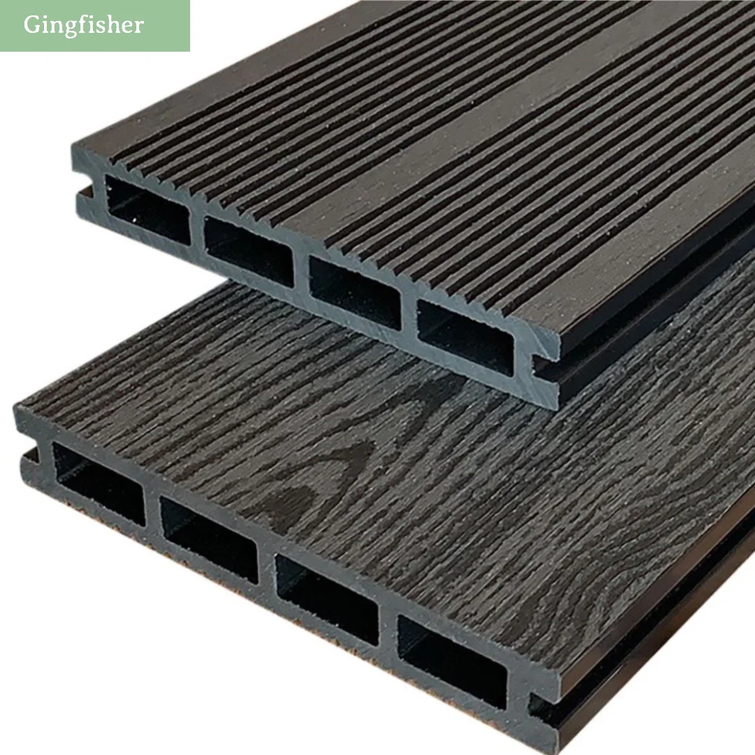 China Composite Decking Manufacturers Extruded Plastic Composite Decking Family Friendly