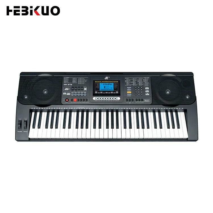 Portable Rhythm 128 Supplier LCD Display Type Music Electronic Keyboard Electrical 61 Keys Keyboard from Singapore