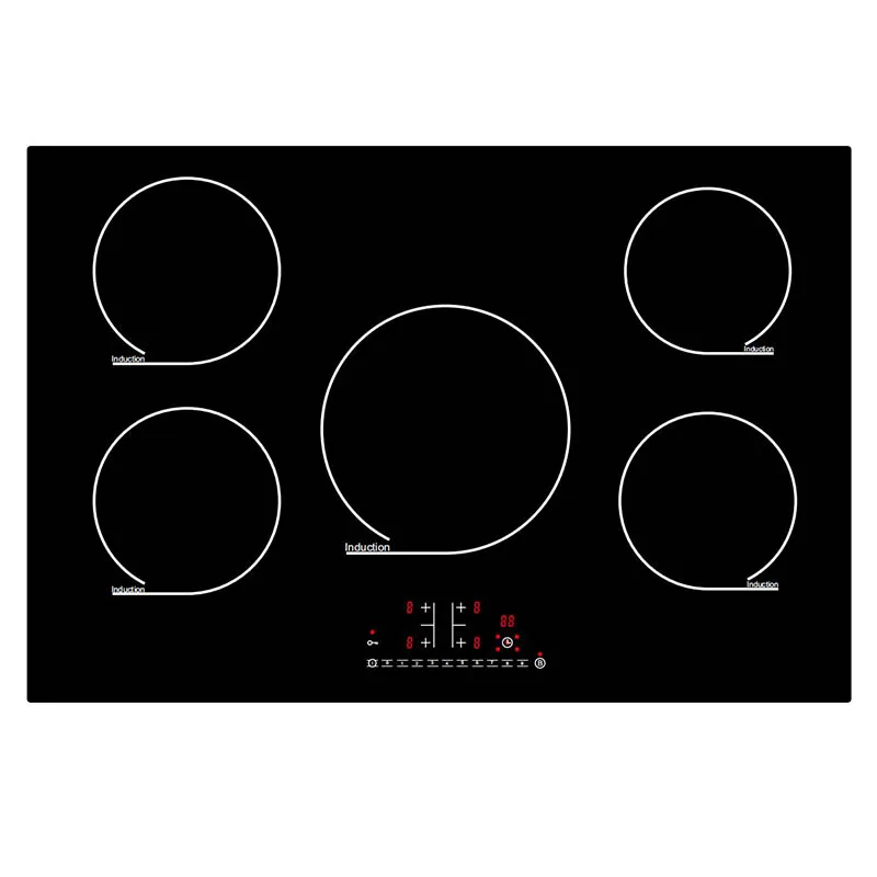 Luxury Kitchen Electric Stove Induction Cooker With 4 Burner Glass Panel Induction Cooker