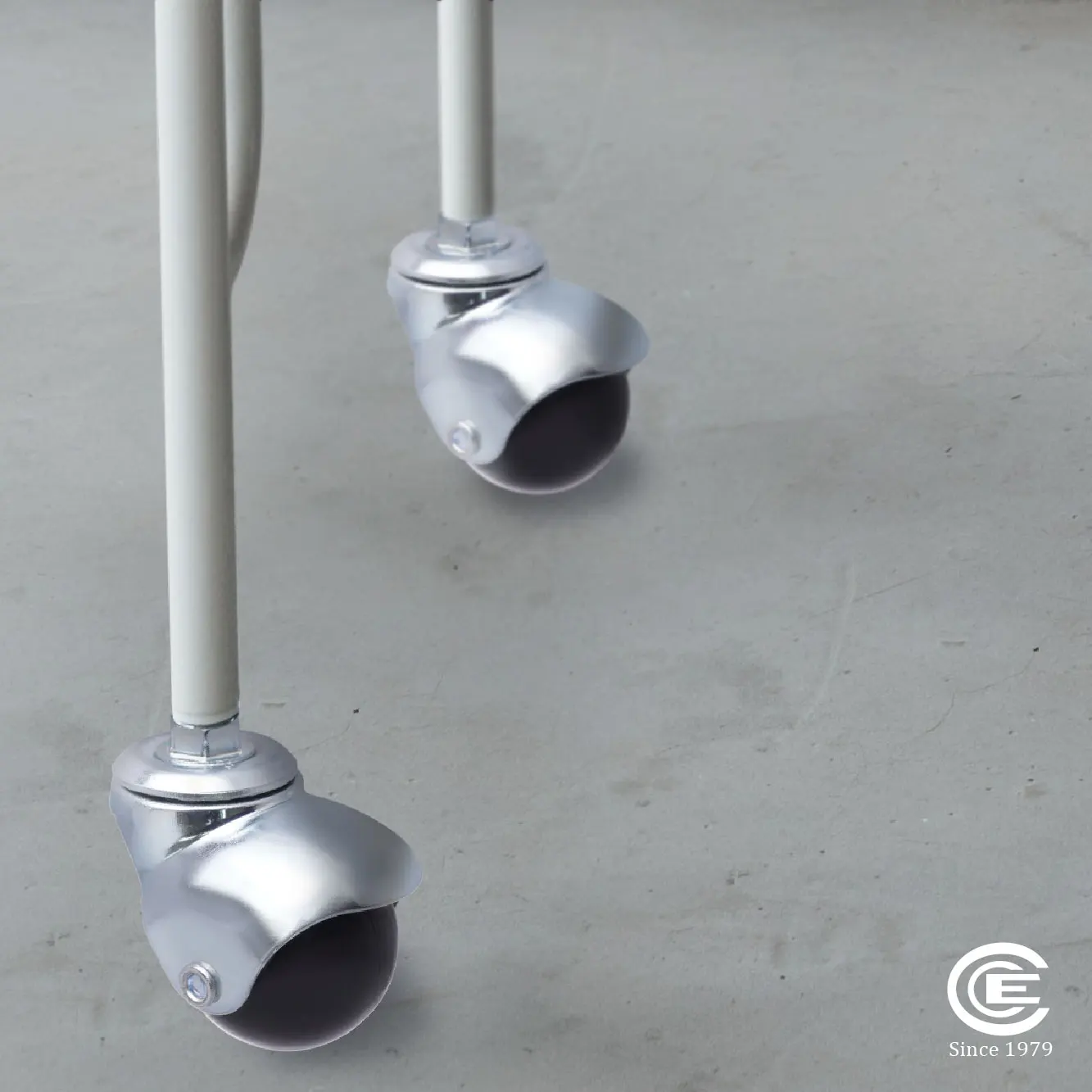 2 Inch Furniture Ball Casters M8 Threaded Screw Zinc Coating