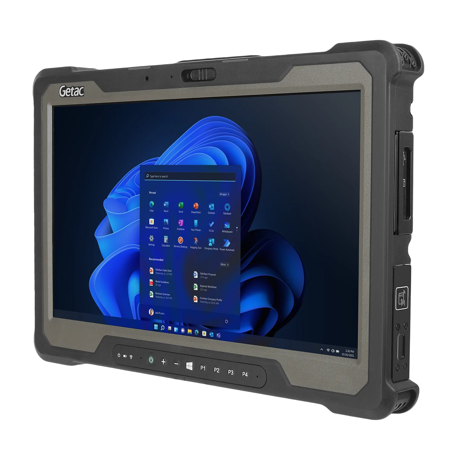 Getac A140-Ultra-Robust 14' Full HD LCD Tablet PC with WiFi for Field Staff for Industry Production Logistics and Logistics