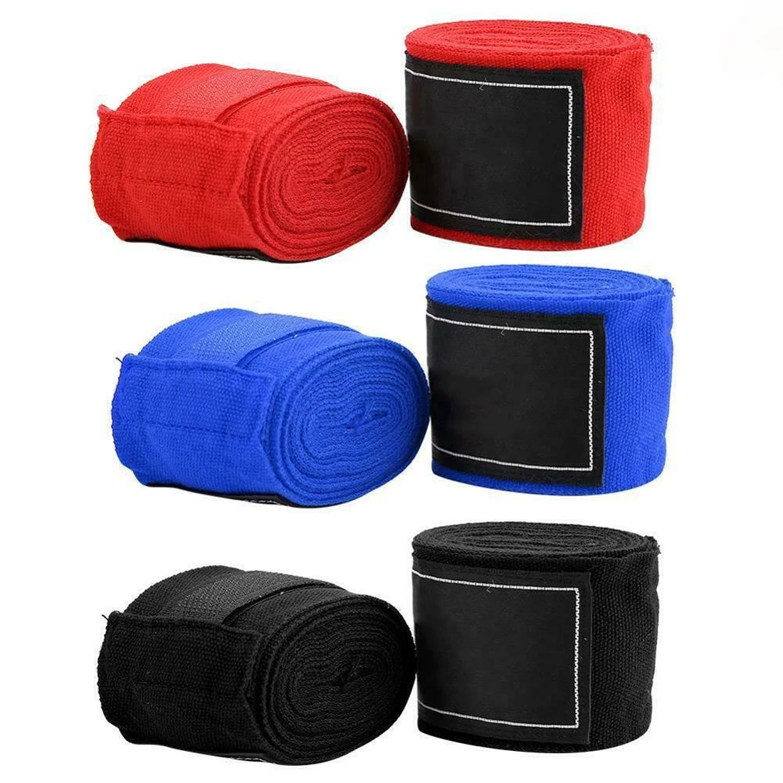 Custom Logo Low Price Fitness Elastic Neoprene Fabric Tape Boxing Bandage Hand Wraps Whole Sale Price