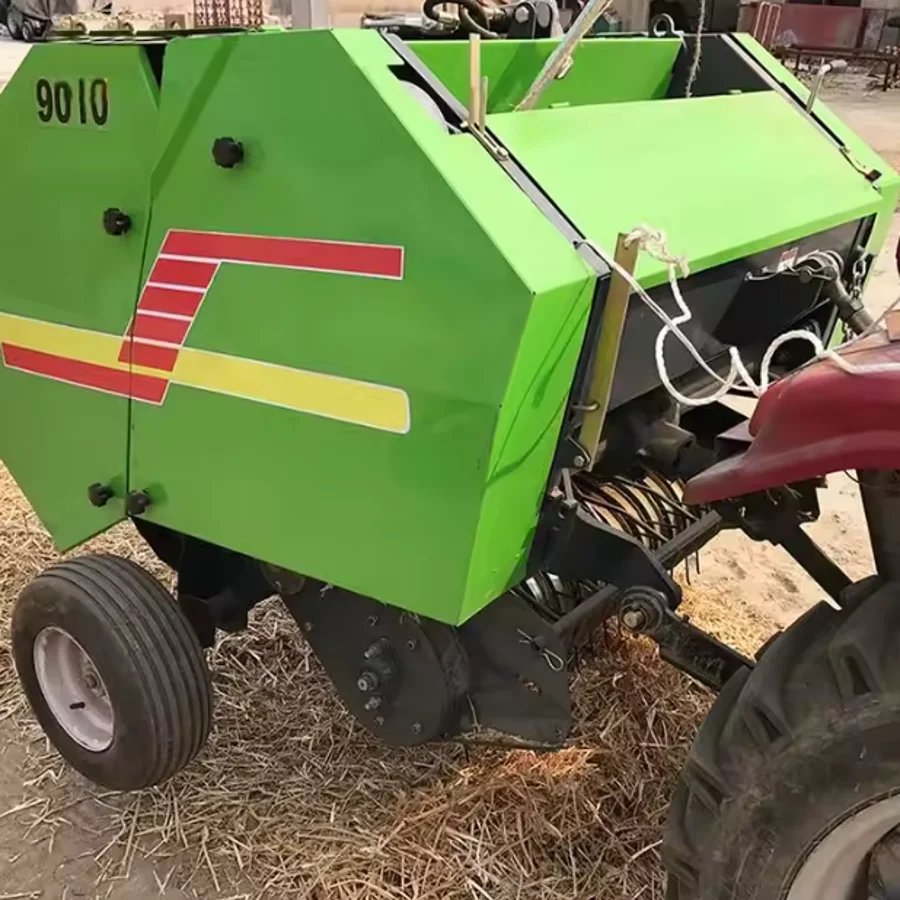 Сельскохозяйственная техника индивидуальный мини-пресс-подборщик круглый пресс для сена соломенная сетка Лучшая цена в наличии