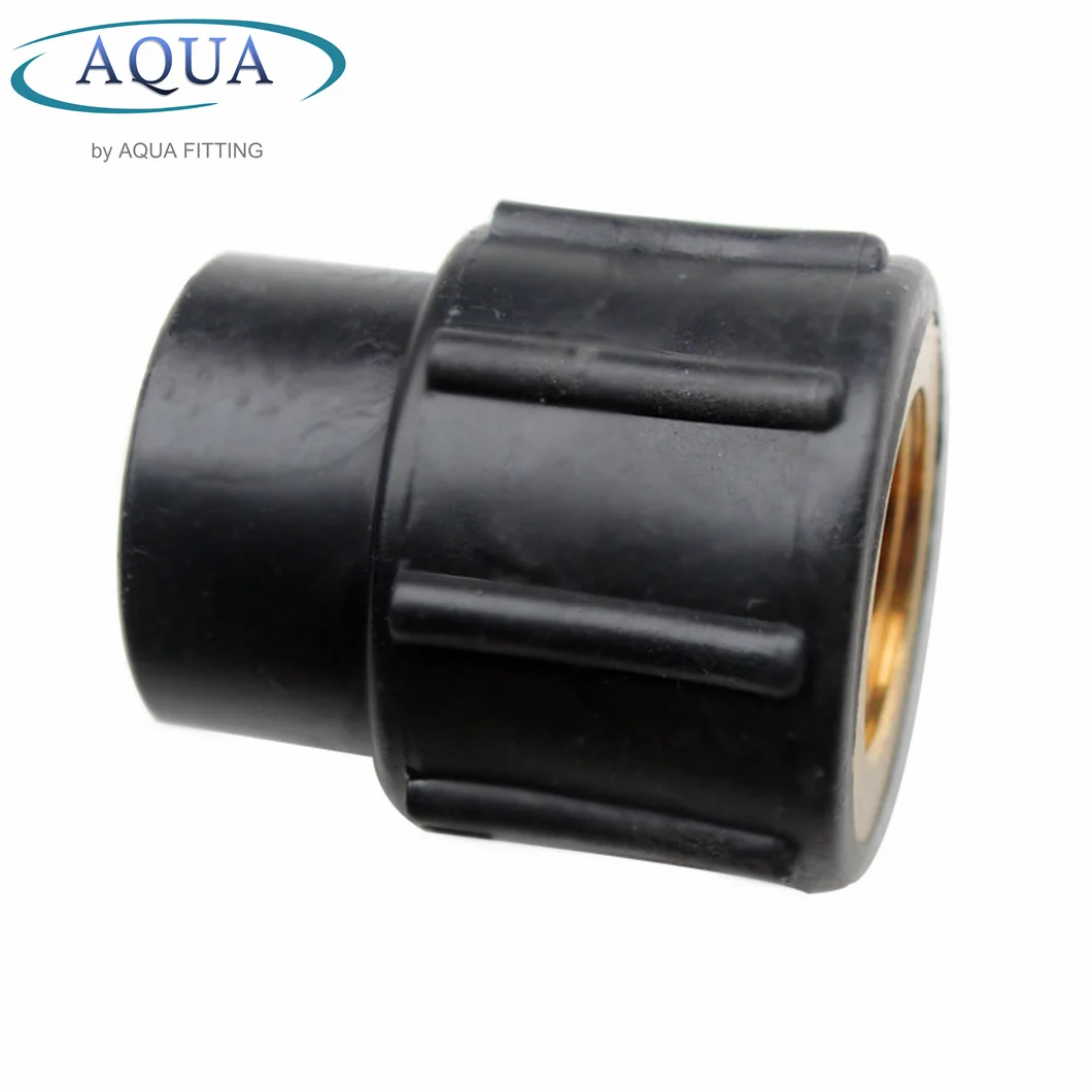 External Thread HDPE Pipe Fittings PE Female Threaded Coupling