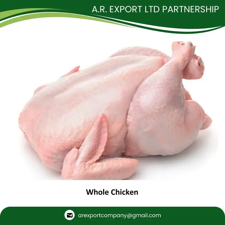 Reliable Market Price Export Quality Wholesale Selling 1.0kg - 3.0kg Weight Frozen Whole Chicken