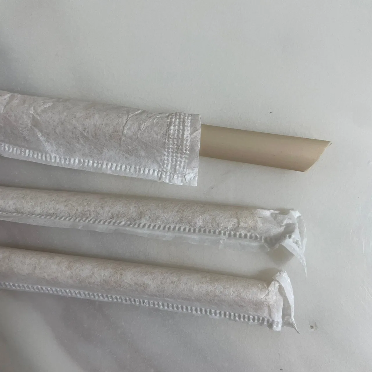 Nature wheat straw drink straw eco friendly straw  8mm*21cm for bubble tea drink