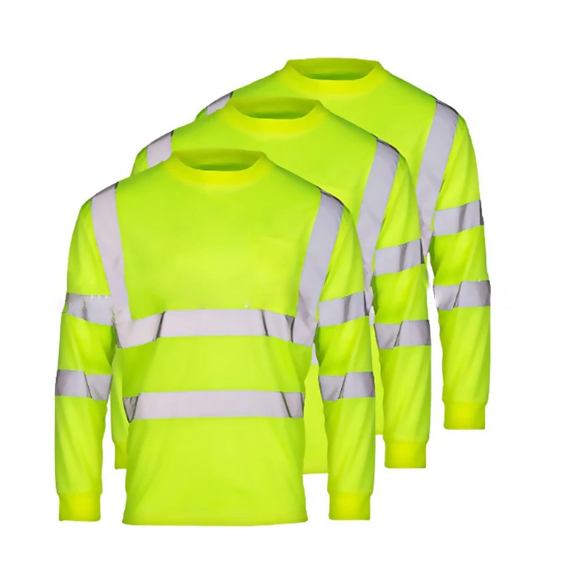 Safety clothing high visibility jacket outdoor road work Shirt can be customized reflective high visibility safety shirt