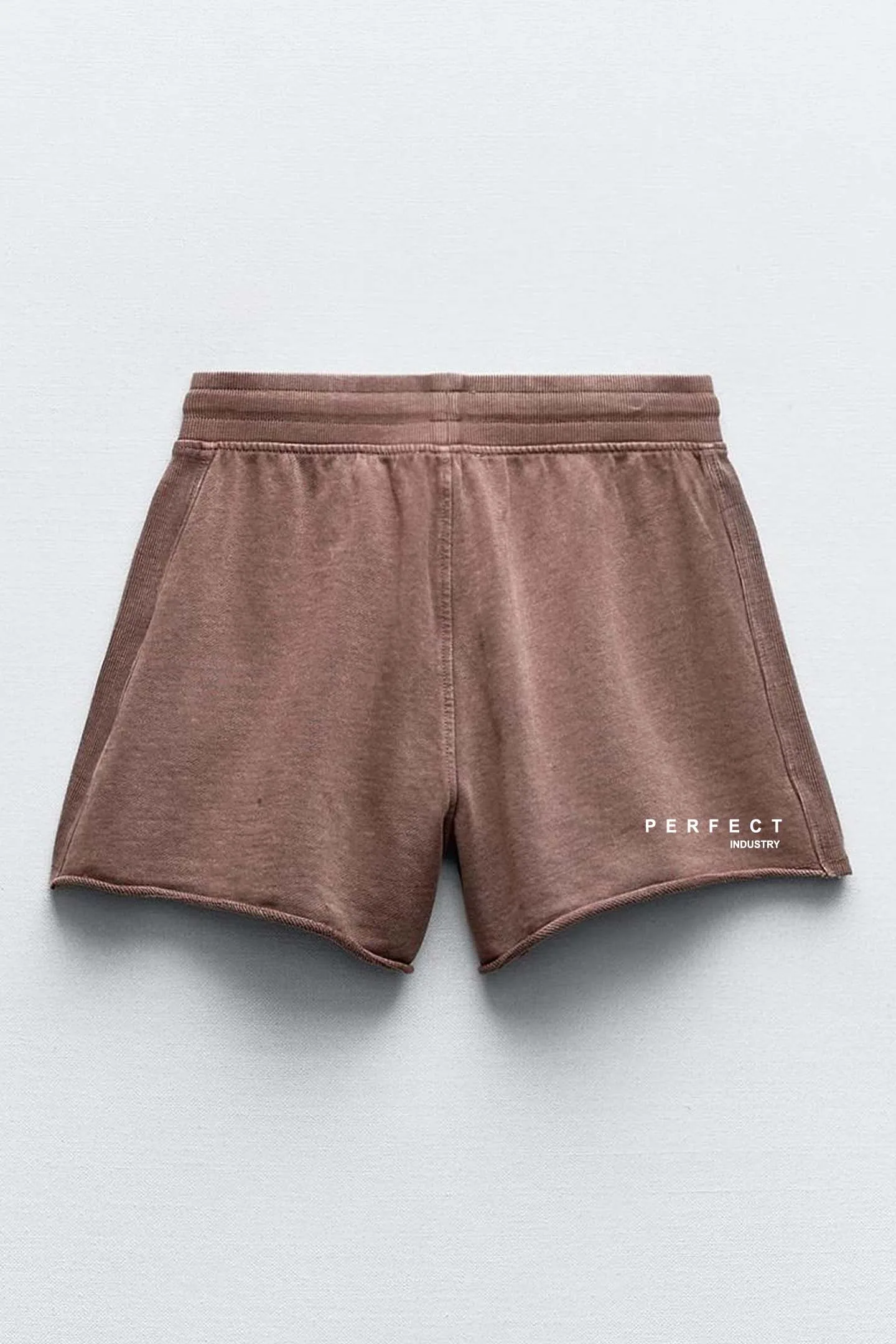 2024 New Ribbed Washed Effect Fabric Women Summer Shorts Sport Biker Shorts Pants Casual Hot Wearing Acid Wash Shorts Female