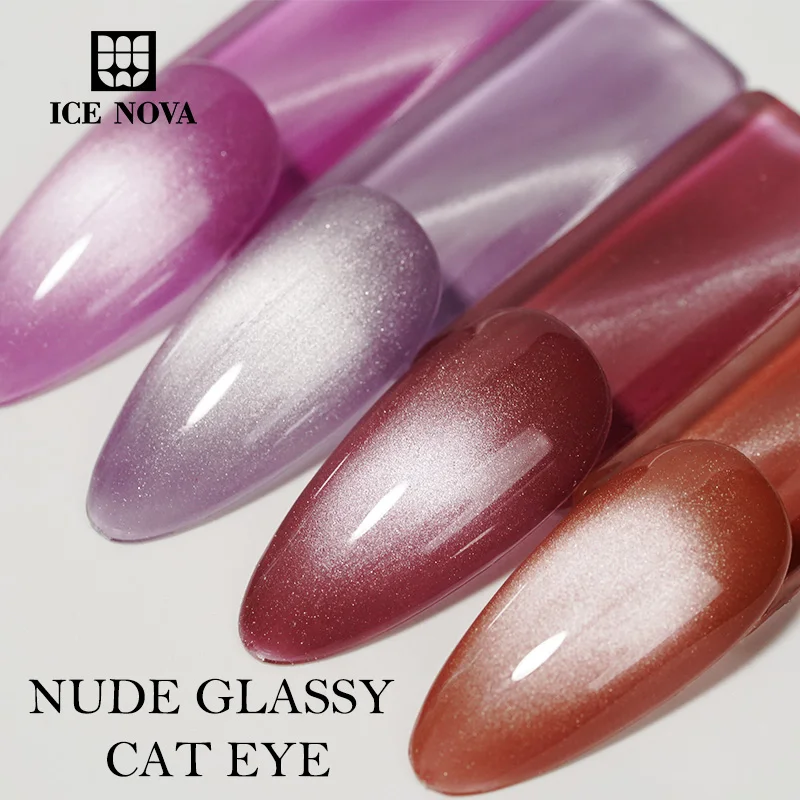 ICE NOVA New Product Trending Nu-de Classy Cat Eye Gel Wholesale Oem Long Lasting Magic Cat Eye Gel For Nails Art