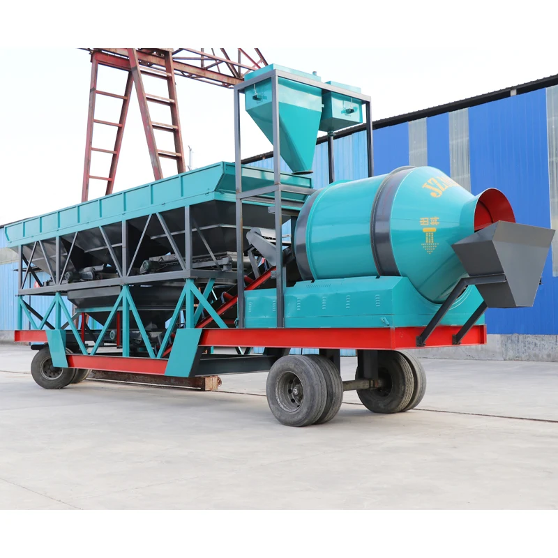 Mobile Continuous Asphalt Mixing Plant Good Quality 120m3/h Concrete Batch Mixer High Efficiency Bitumen Batching Plant