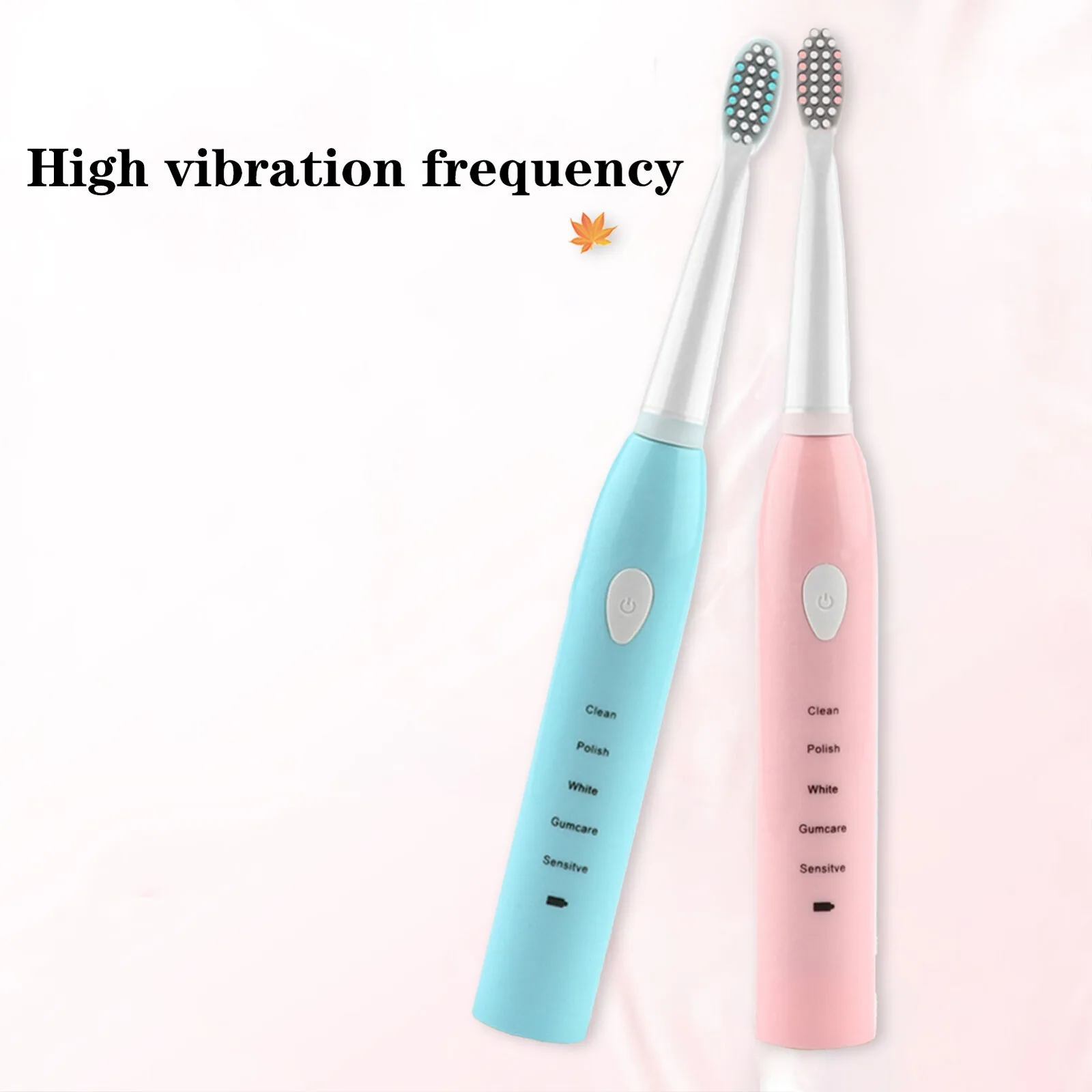 Adult Auto Oral Cleaning Whitening Teeth Brush Soft Bristle Sonic Electric Toothbrush