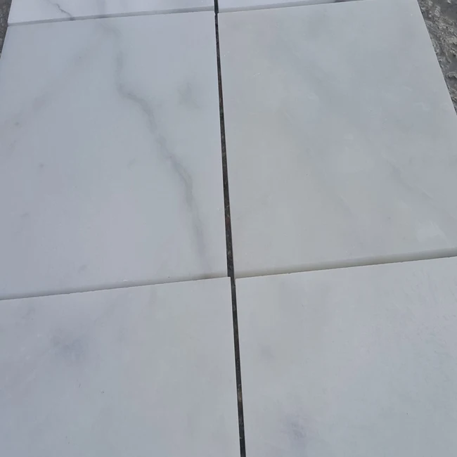 2023 Mugla Carrara White Marble Tile Crystal White Marble Polished Honed Finishing Cut Size Exterior Made Turkey CEM-P-32