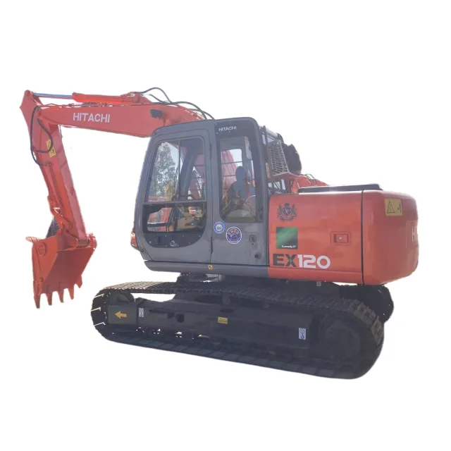 Низкая цена Hitachi EX120-5 экскаватор б/у гусеничный