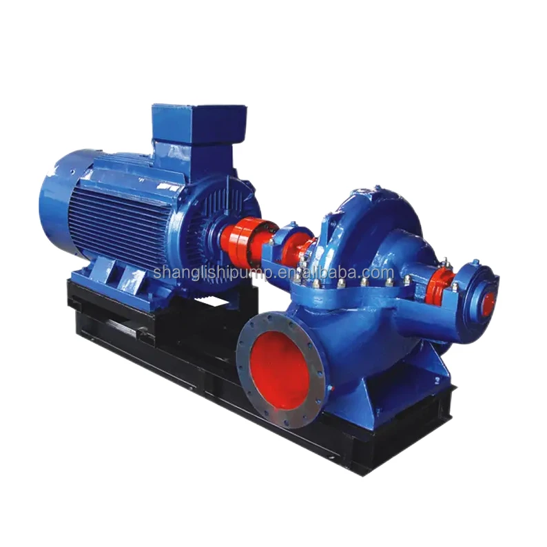 20 дюймов двойной всасывающий высокий расход 75hp сплит корпус горизонтальный центробежный водяной насос