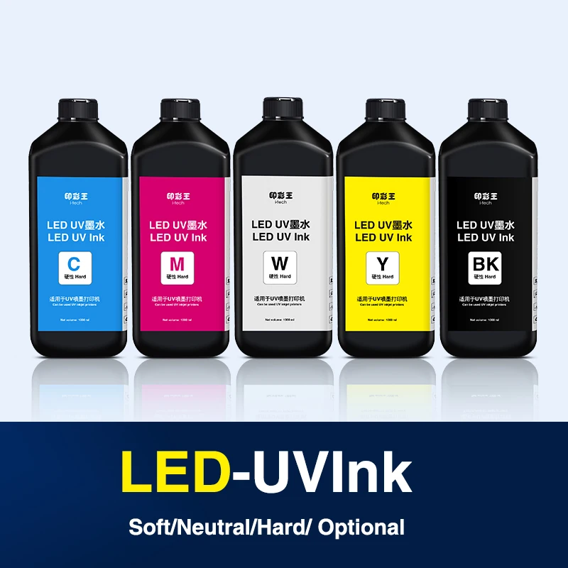 1000ml Hard Uv Ink For I3200 I1600 Xp600 4720 Dx5 Dx7 L1800 1390 Tx800 Uv Led Printer Wall Printer Uv Dtf Printers