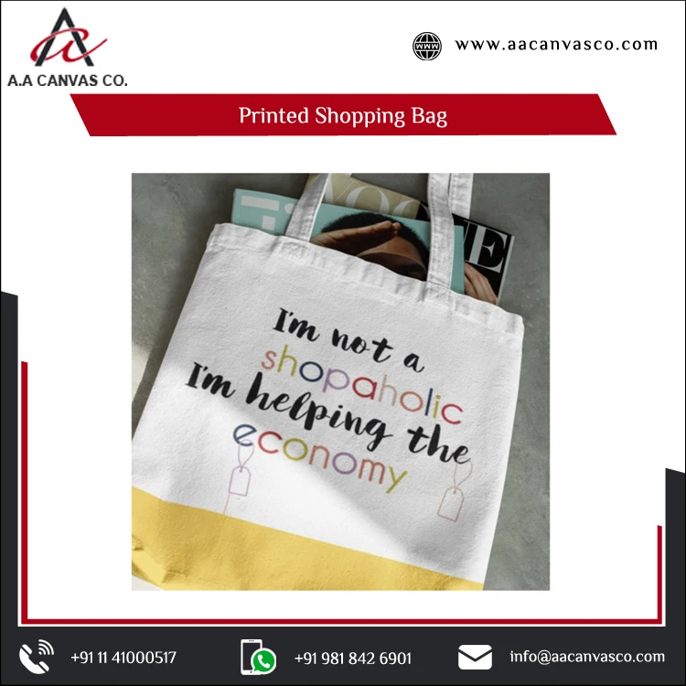 Widely Selling Highest Quality 100% Organic Eco Friendly Canvas Cotton Shopping Bags at Best Competitive Price