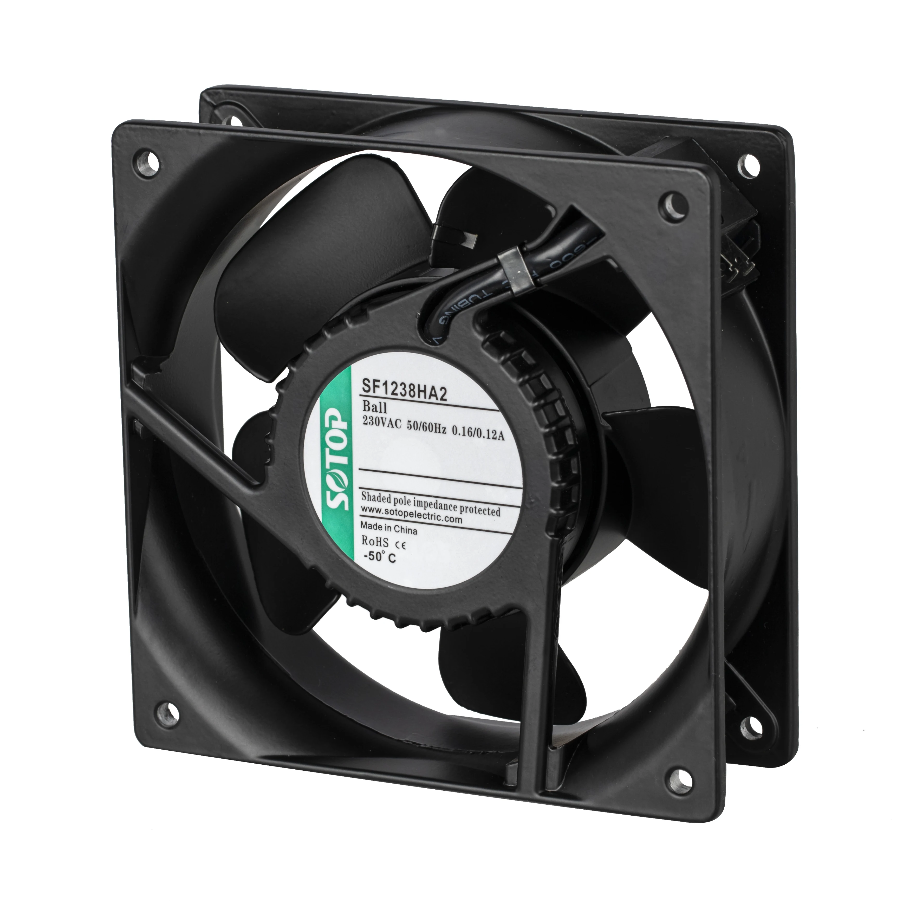 120x120x38 SOTOP FAN 4 inch Cooling 220 115 v SPINDEL Axial ventilation fan