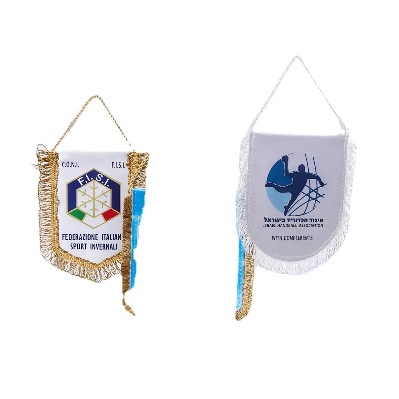 Custom Design Pennants Flags Sports Pennants Banners Custom Fanion No MOQ Quick Delivery pennants flags