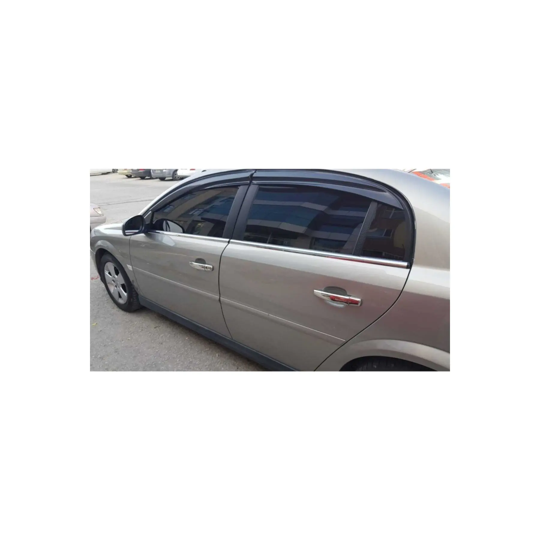 Opel Vectra C Chrome Door Handle 4 Doors 2004 and Above Stainless Steel